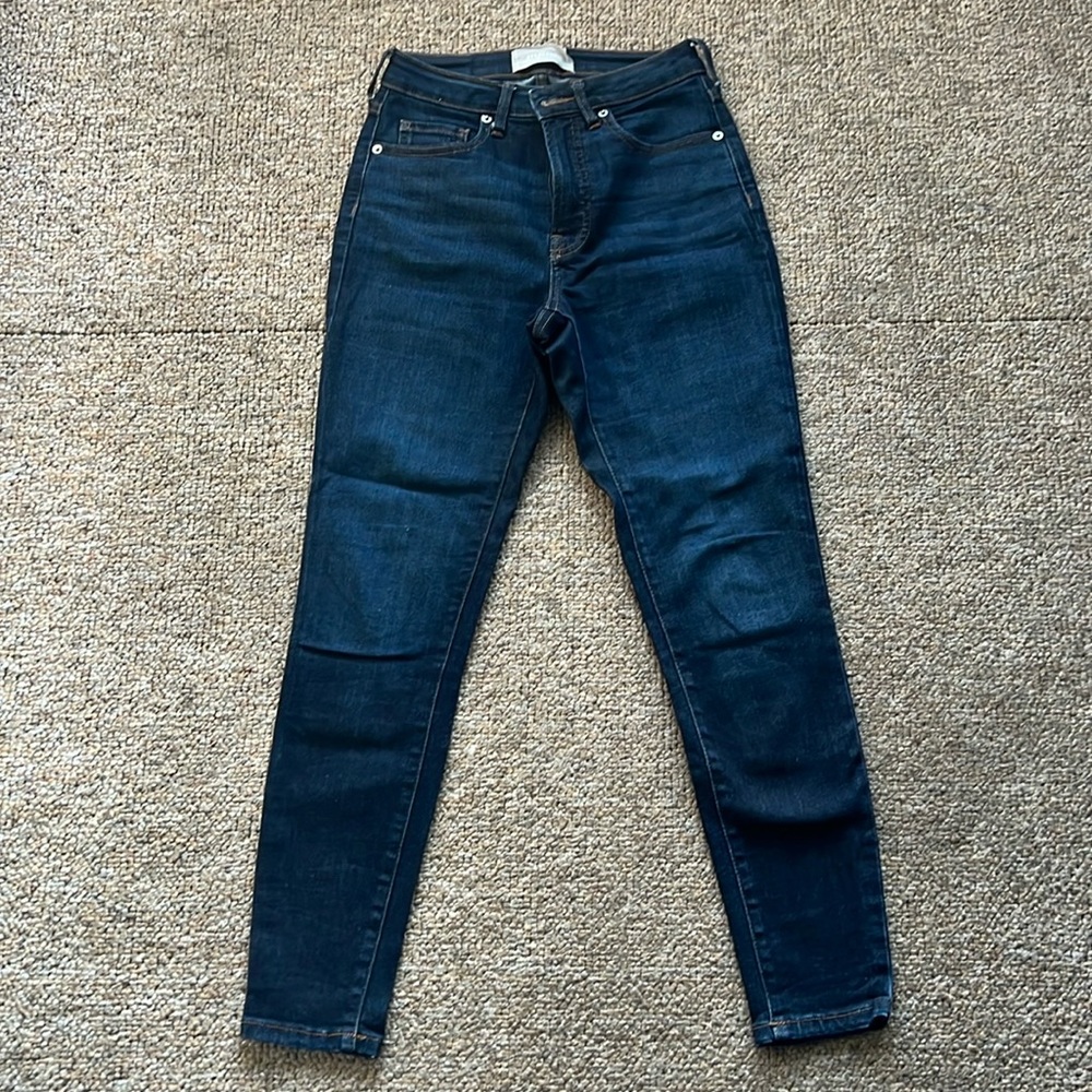 Everlane The Curvy High-Rise Skinny Jeans 25 Crop
